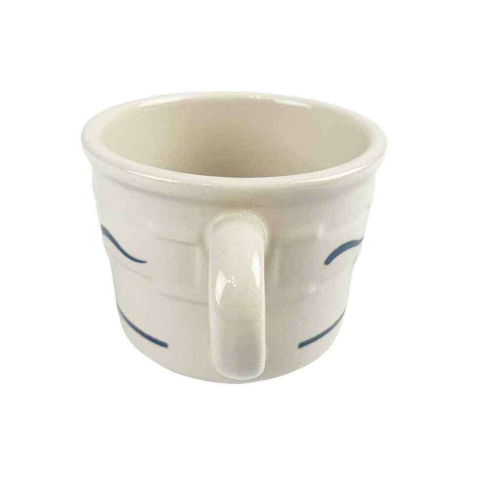Longaberger Set of 2 Mugs Woven Traditions Heritage Blue USA Replacement - Picture 5 of 9